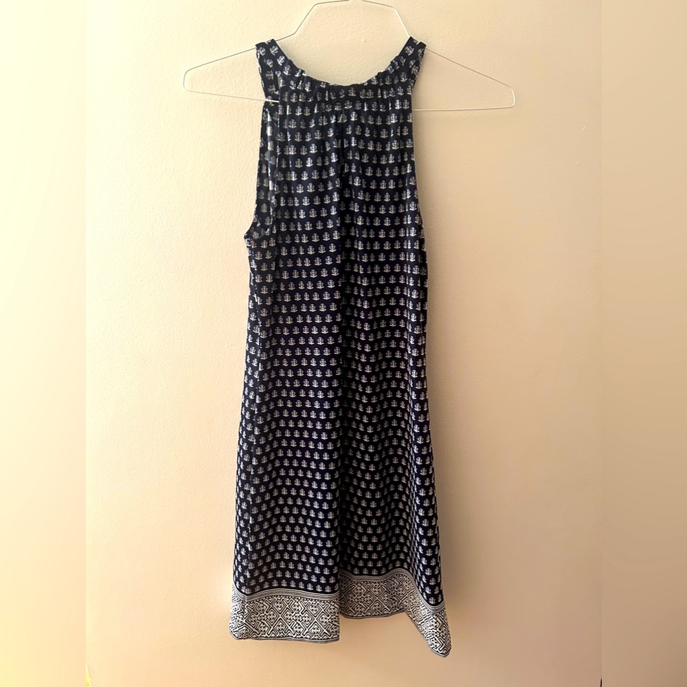 Jude Connally Navy and White Summer SLEEVELESS Dress